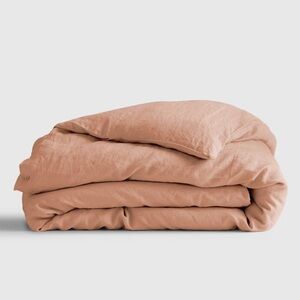 NWOT QUINCE European Linen Duvet Cover Twin Desert Sunset 5572